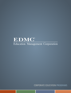 corporate education programs - Education Management Corporation
