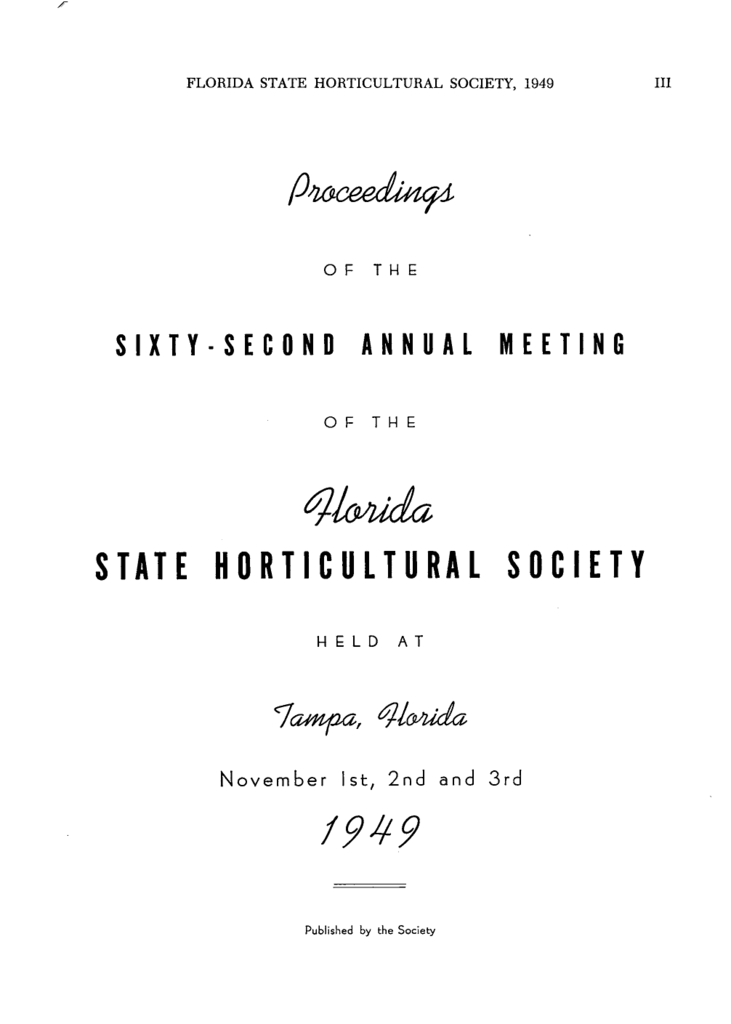 De ce societatea horticolă de stat din Florida
