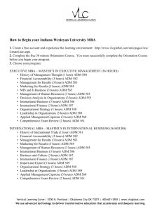 How to Begin your Indiana Wesleyan University MBA