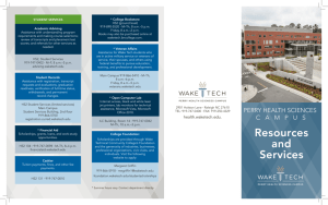 Resources and Services - Wake Technical Community College