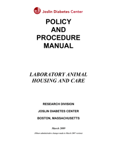 policy and procedure manual