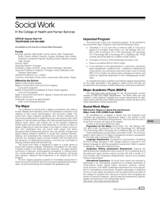 Social Work - San Diego State University | Enrollment Services Error
