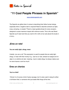 11 Cool People Phrases in Spanish PDF