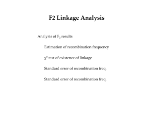 F2 Linkage Analysis