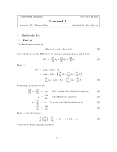 Homework 3 1 Goldstein 8.1
