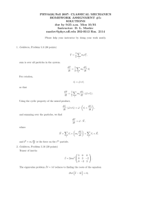 Homework 5: Solutions