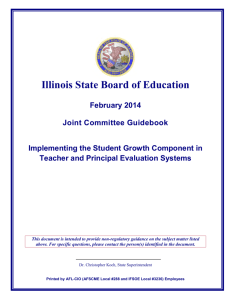 Guidebook on Implementing the Student Growth Component in