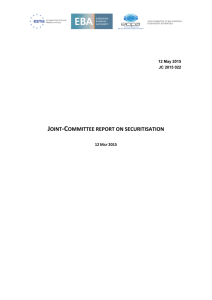 joint-committee report on securitisation