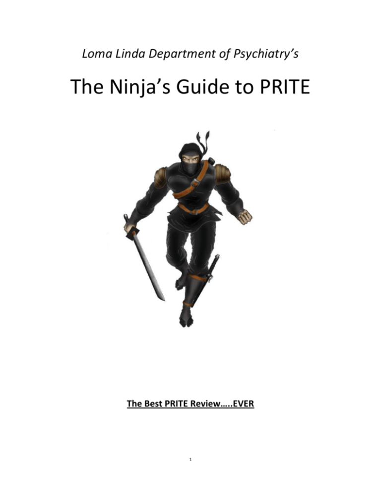 The Ninja's Guide to PRITE