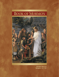book of mormon student manual: religion 121–122
