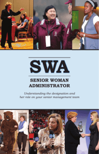 senior woman administrator