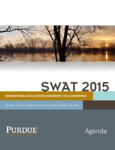 October 14-16 | Purdue University - SWAT