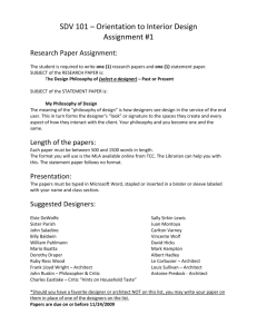 SDV 101 Research Paper Assignment