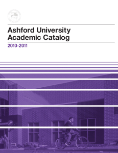 Ashford University Academic Catalog