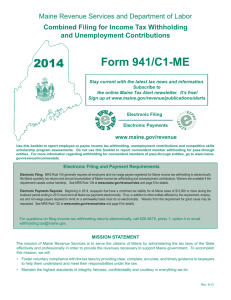 Form 941/C1-ME 2014