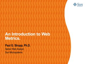 An Introduction to Web Metrics