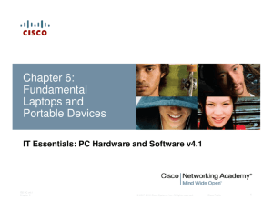 Chapter 6: Fundamental Laptops and Portable Devices