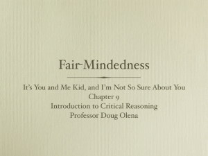 Fair-Mindedness