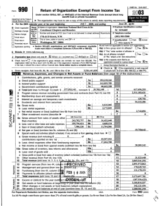 Form 990 Return of Organization Exempt From Income Tax 200