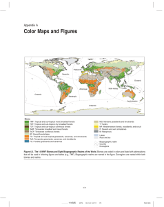 Color Maps and Figures - Millennium Ecosystem Assessment