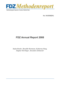 FDZ Annual Report 2008