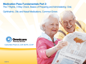 Medication Pass Fundamentals Part 2