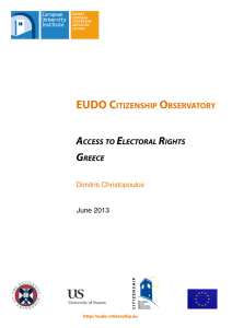 Greece - EUDO Citizenship