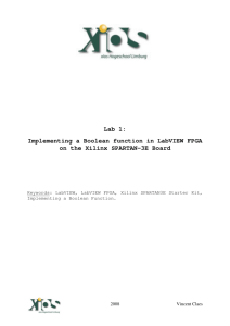 Lab 1: Implementing a Boolean function in LabVIEW FPGA on the