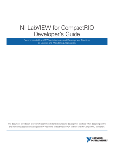 NI LabVIEW for CompactRIO Developer's Guide