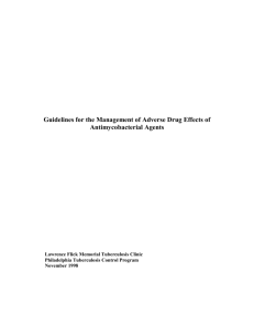 Guidelines For The Management Of Adverse Drug
