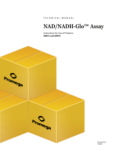 NAD/NADH-Glo™ Assay