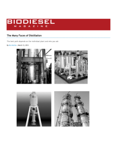 The Many Faces of Distillation - Superior Process Technologies