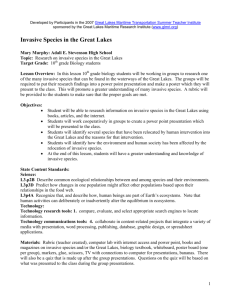 Invasive Species in the Great Lakes