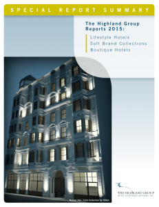 SPECIAL REPORT SUMMARY - Hunter Hotel Conference