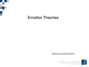 Emotion Theories