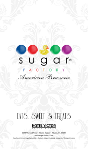 1144 Ocean Drive Miami Beach Miami, FL 33139 www.sugarfactory