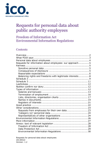 Requests for personal data about public authority employees PDF