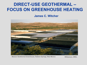 NM Direct-Use Geothermal Advantages and Potential