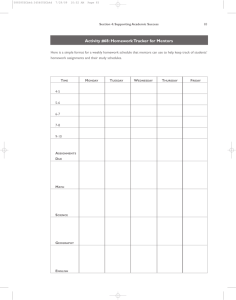 Self-Assessment Activities