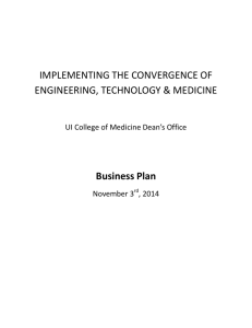 Business Plan - College of Medicine