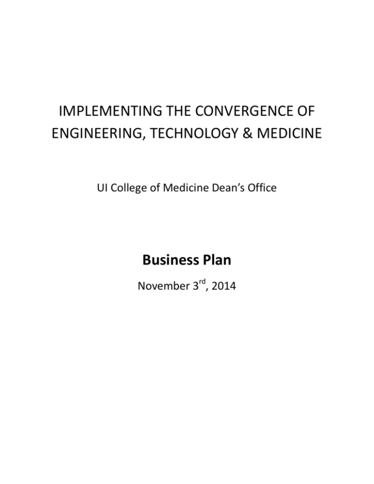 business plan for college