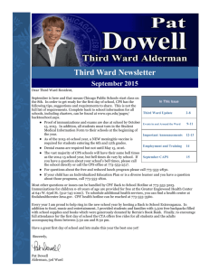 Third Ward Newsletter