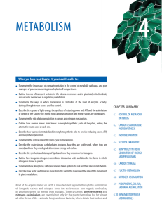 Metabolism - Garland Science