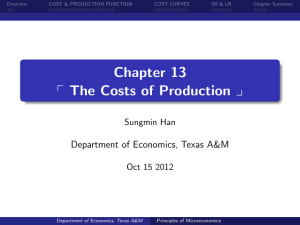 Chapter 13 - Department of – Economics