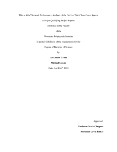 Thin to Win? Network Performance Analysis of the OnLive Thin