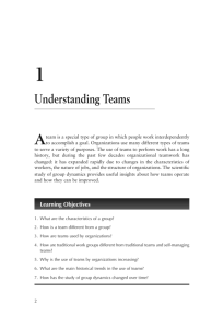 Understanding Teams