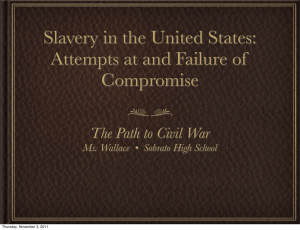 Slavery in the United States - Ector County Independent School District