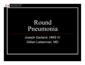 Round Pneumonia in Adults