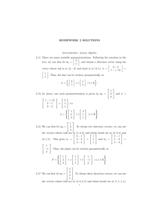 HOMEWORK 2 SOLUTIONS Levandosky, Linear Algebra 2.11