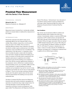 Proximal Flow Measurement